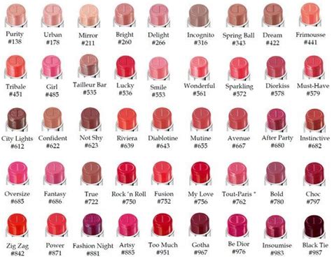 dior rouge blossom lip colour|dior lip color chart.